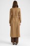 Reglan Sleeve Trench Coat with Epaulet and Cape Detail, Water Repellent Feature, Kamel 6898 - 7