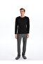 Trendlucky men's long sleeve undershirt with oval collar - 2