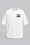 Oversize Syria Flag Pocket Printed Unisex T-Shirt