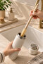Long Handled Bottle Cleaning Brush Wooden Thermos Flask Jug Jar Brush 31.5 cm - 3