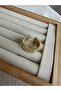Gold Baklava Patterned Dorical Ring - 3
