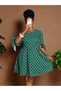 Rochie mini, verde - 5XL - 5