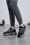 Women's Thick High-Sole Sneaker Lace-Up Comfortable Walking and Sports Shoes Chunky Sole Casual Sports Shoes