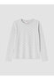Ozmarka New Season Gray Crew Neck Polka Dot Women's Pajama Set - 6