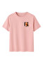 Nice to Meet You Teddy Bear Printed Powder T-Shirt 100% Cotton Comfortable Fit - 2