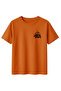 California Bear Printed Orange T-Shirt 100% Cotton Comfortable Fit - 2