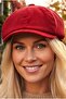 Women's Corduroy Cap with Elastic Back - 5