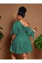 Rochie mini, verde - 5XL - 3