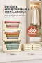 5-Piece Foldable In-Cabinet Organizer - Foldable Sliding Shelf Stackable Clothing Organizer - 2