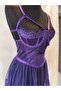 Dantelli Mor İç Giyim - 3