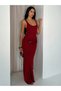 Rochie maxi, roșie - XL - 6