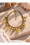 Bracelet with Dangling Zeberced and Olivine Natural Stones - 4