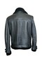 Genuine Lamb Fur Men's Black Jacket - 5