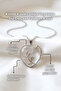 Pink Quartz, Crystal Quartz Natural Stone Pendant Rose Frame Design Pendant