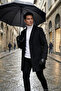 Normal Fit Single Slit Buttoned Mono Collar Cashmere Coat Men's Coat 584002000