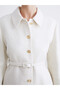 Two Mt Shop Quality Raşi̇t Bağzi̇bağli X Beige Tweed Plain Standard & Regular Women's Jacket - 4
