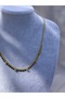 Blue Sequin Necklace Stainless Steel - 3