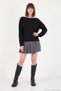 Soft Textured Back Lace Detailed Boat Neck Knitwear Sweater Women's Sweater 680Kz00103 - 5