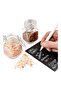 12-Piece Food Storage Glass Mini Jars with Top Clip Clear 7.2cm - 6