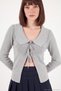Baby Collar Front Tie Detailed Knitwear Cardigan Women's Cardigan 680Hi00087 - 4