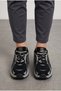 Women's Thick High-Sole Sneaker Lace-Up Comfortable Walking and Sports Shoes Chunky Sole Casual Sports Shoes - 4