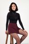 Slim Fit Turtleneck Slim Blouse Women's Bluz 5866880 - 7