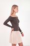 Cotton Fitted Fit Madonna Collar Blouse Women's Bluz 5866862 - 4