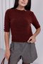 Sleeve and Collar Buttoned Short-Sleeved Sweater - 2