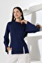 Women's Modal Slit Detailed Spanish Sleeve Blouse - 7