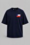 Oversize Chile Flag Pocket Printed Unisex T-Shirt
