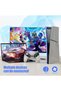 Gamrombo LED Wireless Controller for PS5, Compatible with PS5 Pro/Slim/PC, Dual Vibration, Macro/Tur - 2