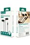 LEW71 3.5mm Stereo Wired Earphones, In-Ear Headphones with Microphone, 1.2m Tangle-Free Cable, Clear Sound, Black - 2