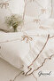 Queen Ruffled Double 100% Cotton Ranforce Duvet Cover Set |   Bedspread |   Pillowcase |   Duvet Cover |   Dowry - 2