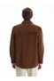 Trendlucky: comfortably styled, long-sleeve velvet textured shirt for men. - 4