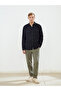 Nevavm Comfortable Fit Long Sleeve Linen Blend Men's Shirt with Difference - 2