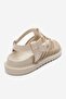 Thames Beige Genuine Leather Women's Sandals - 5