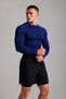 Basic Men's Long Sleeve Lycra Compression Body – Body-Fitting Sports T-Shirt - 4