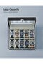 Watch Box with 10 Slots, Watch Case with Glass Lid, Watch Display Box with Removable Watch - 5