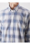 Nevavm Regular Fit Long Sleeve Plaid Men's Shirt with Difference - 3