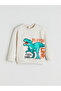 Two Mt Shop Quality Lcw Kids White 3 Thread Printed Standard & Regular Boys' Sweatshirt - 5