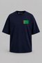 Oversize Turkmenistan Flag Pocket Printed Unisex T-Shirt