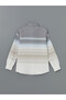 Nevavm Regular Fit Long Sleeve Striped Men's Shirt with Difference - 6