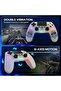 وحدة تحكم لجهاز PS4، مع إضاءة RGB، بطارية 1000 مللي أمبير، اهتزاز مزدوج، تحكم حركي سداسي المحاور - 4