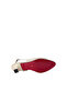 Women's Heeled Sandals Genuine Leather - 3