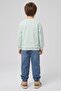 Boys' Printed Sweatshirt and Soft Denim Pants Set with Elastic Cuffs - Comfortable Fit - 3