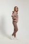 3 Thread Women's Tracksuit Set with Side Pockets, Bottom Top, Soft Fleece Inside - 5