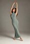 Çağla Viscose Blended Ribbed Knitwear Dress