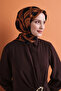 Geometric Patterned Sura Silk Scarf 9614Ds - 2