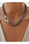 Black Pearl Necklace - - 2