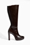 Bold Daily Women's Zippered Thick Heeled Boots - 4